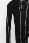Marc le bihan dye T -shirt 1871 Black Tye Dye